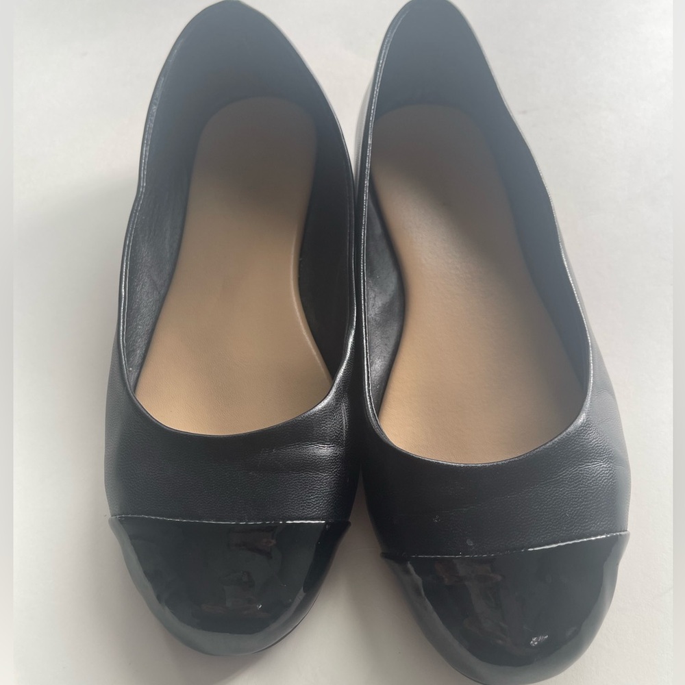 Women’s cute handmade flat shoes - Black - Size 6.5